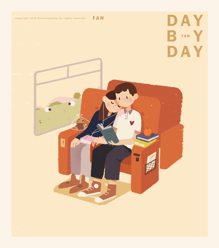 两个人（图ZMTMzNTM4Mzcy） - 商业插画 - 站酷设计师饭太稀Fan原创素材 - 站酷ZCOOL