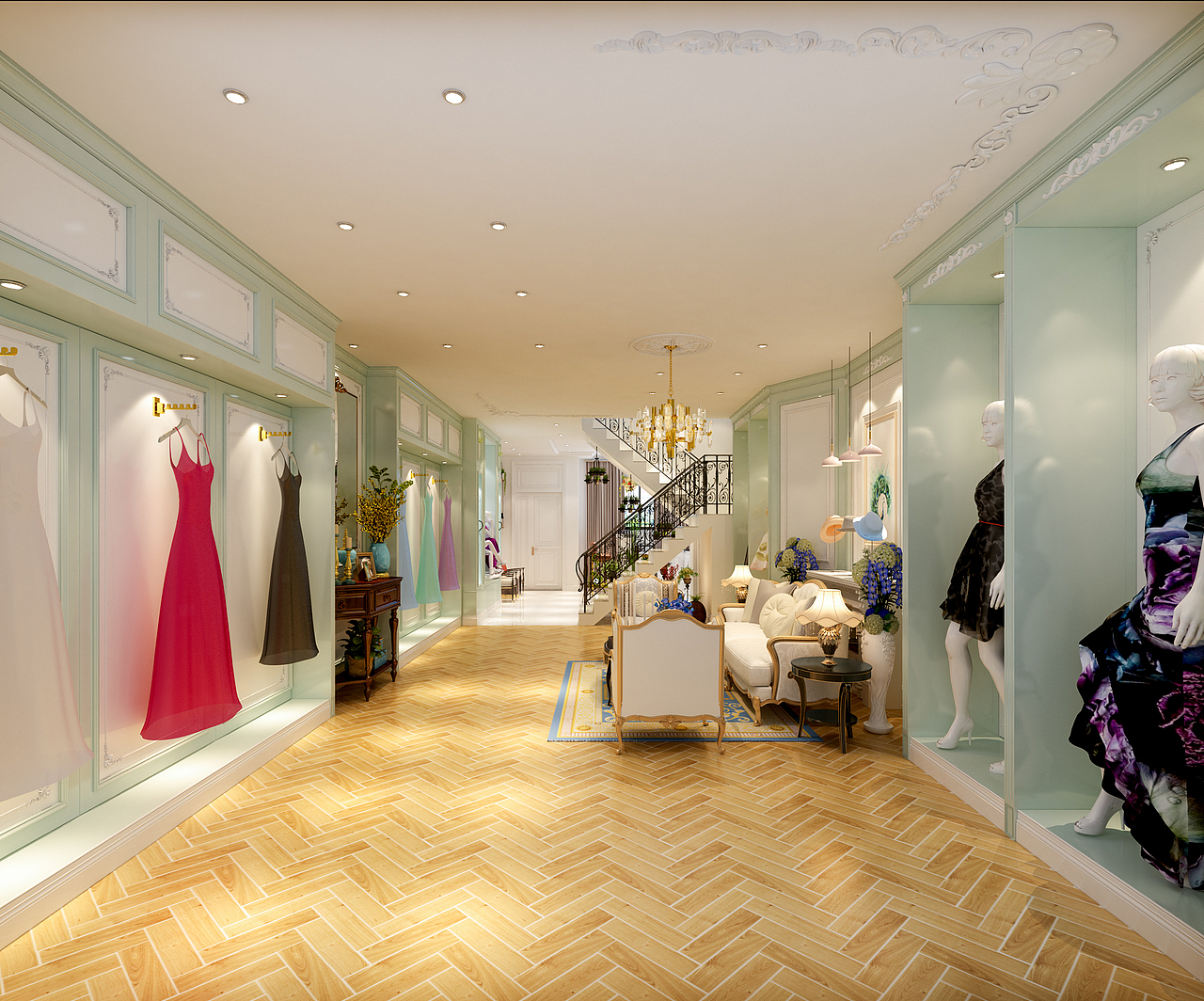 服装店效果图（图ZMTQ2MjIxNjQw） - 其他 - 站酷设计师Z52411737原创素材 - 站酷ZCOOL