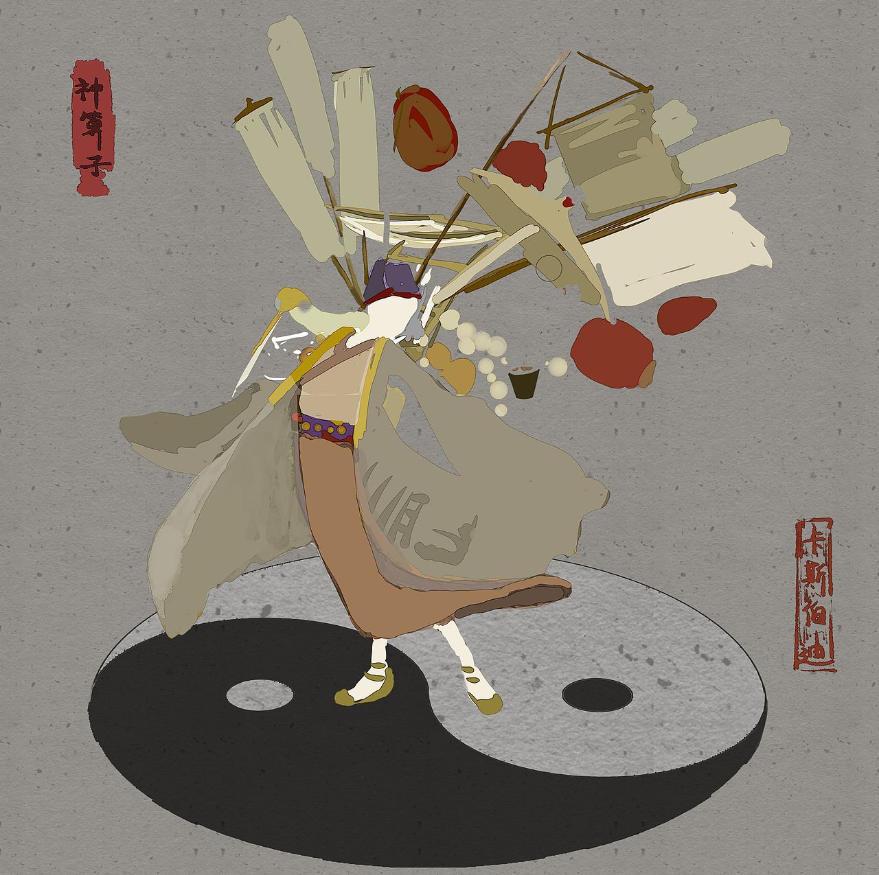 神算子（图ZMjI2OTg4MTg4） - 游戏原画 - 站酷设计师卡斯伯迪原创素材 - 站酷ZCOOL