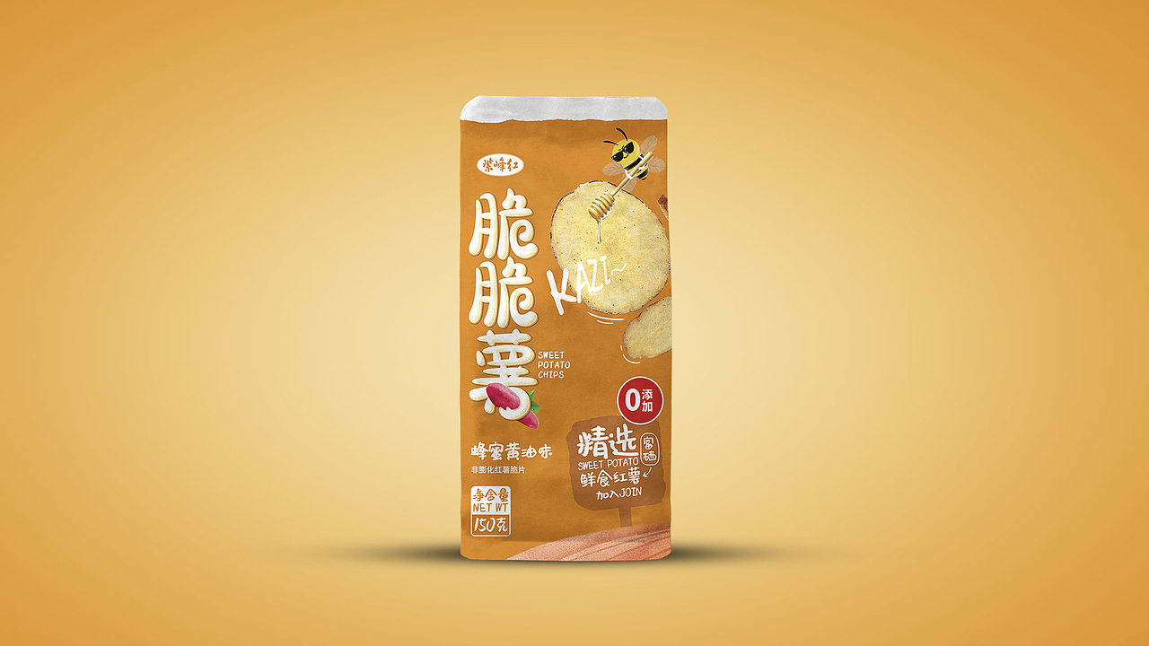 《脆脆薯》红薯脆片包装设计