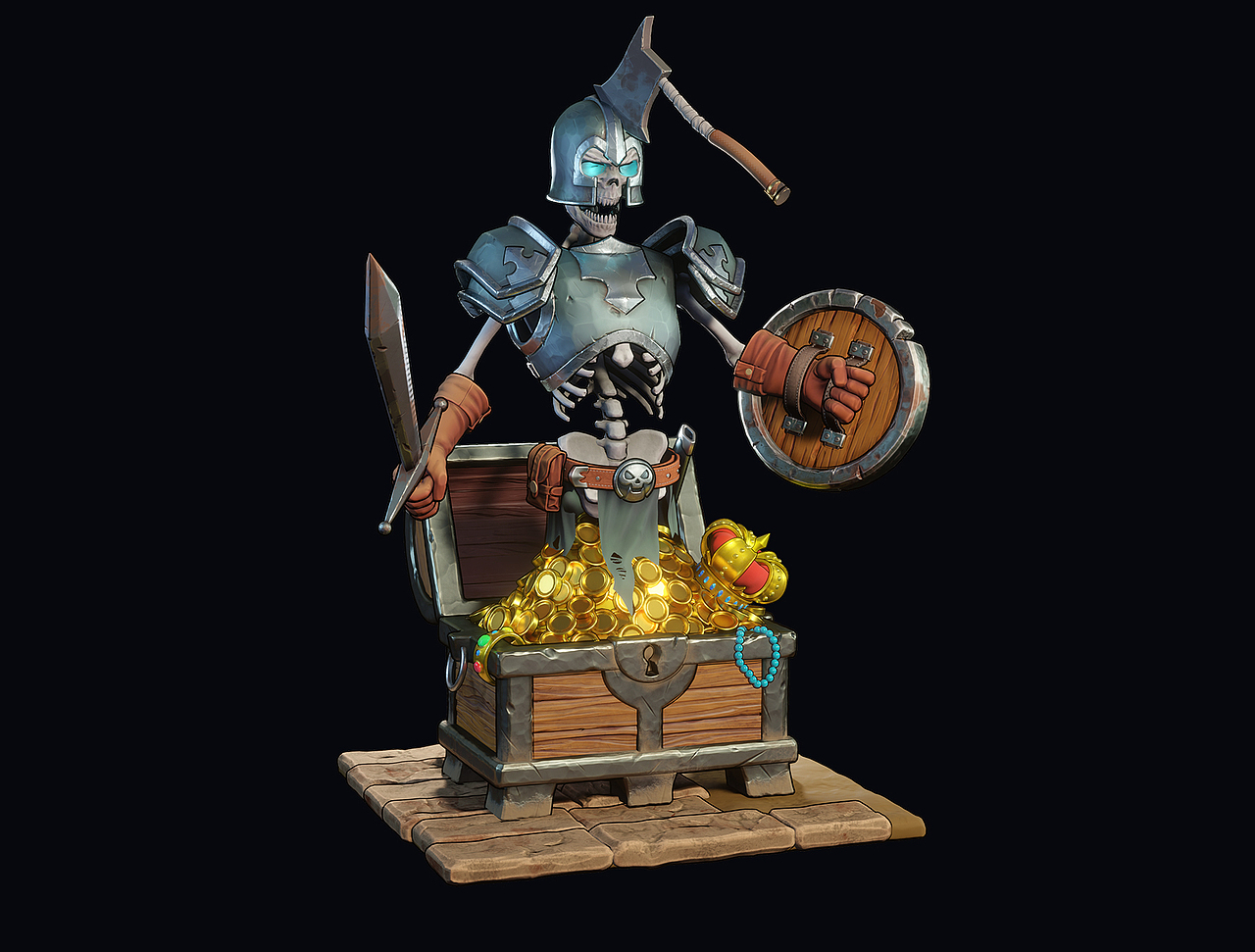 宝箱怪/chest monster（图ZMjU0MzExNjg4） - 人物/生物 - 站酷设计师ChanKamMan原创素材 - 站酷ZCOOL