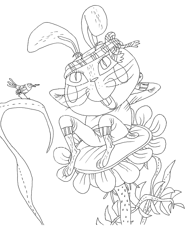 儿童插画·线稿