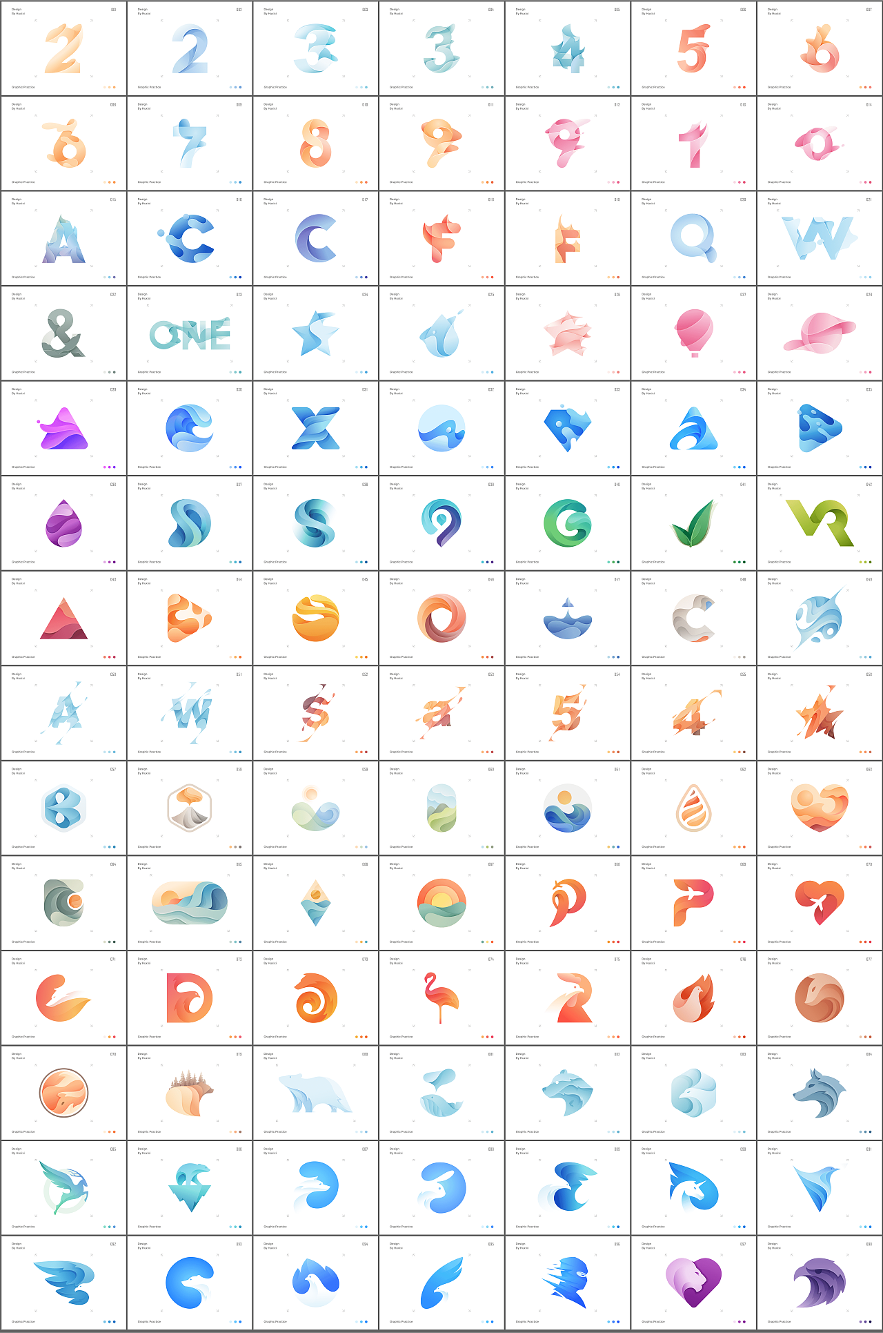 98个YOGA风图标练习（附全套AI源文件）（图ZMTA3NTU4MTM2） - 图标 - 站酷设计师huxixi原创素材 - 站酷ZCOOL