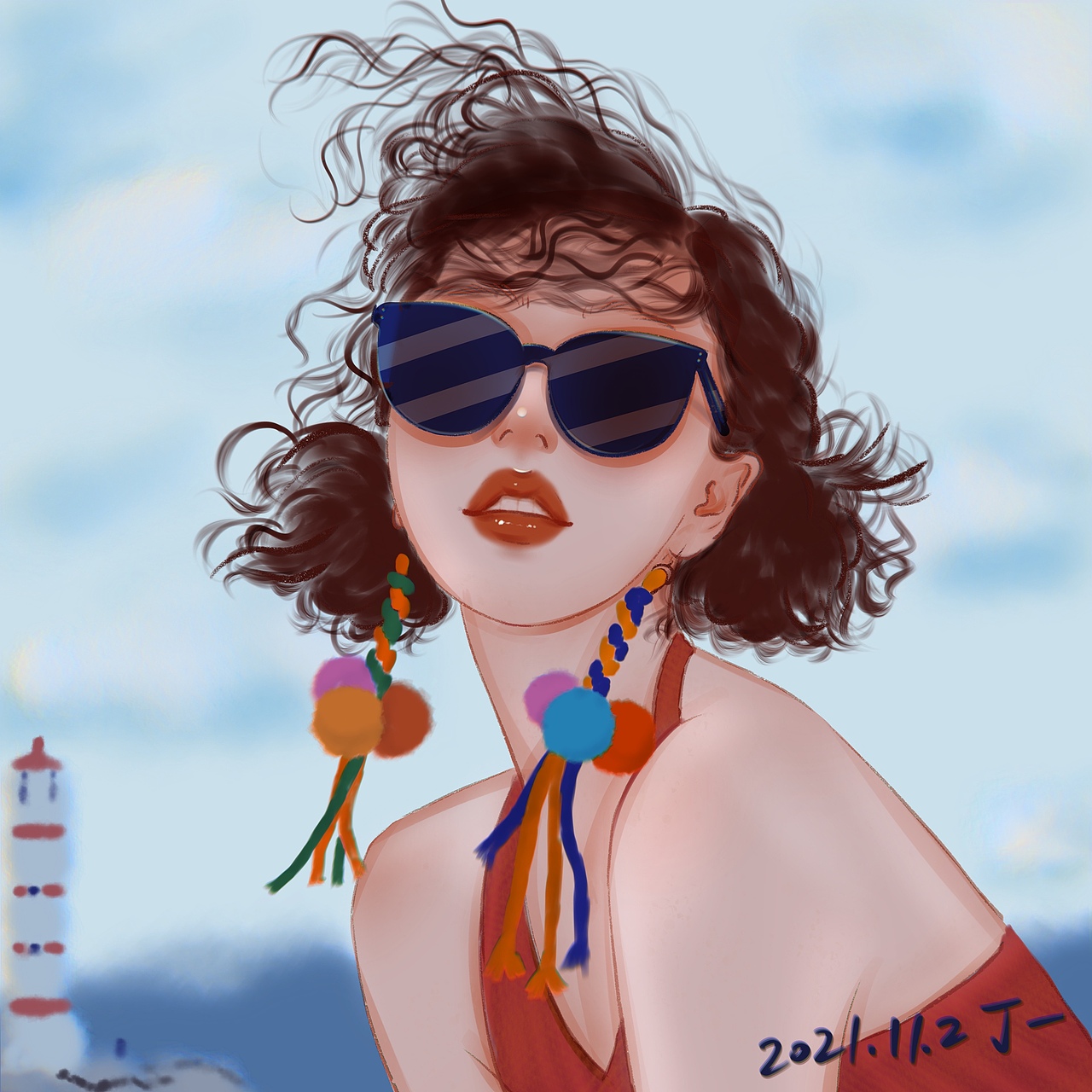 新的画风,大家喜欢吗💕个人风格慢慢形成啦!