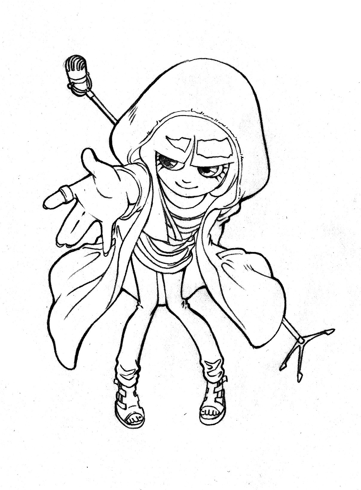 一组可爱风女孩设计图