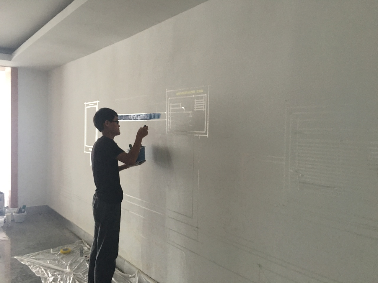 那些琐碎的墙绘作品