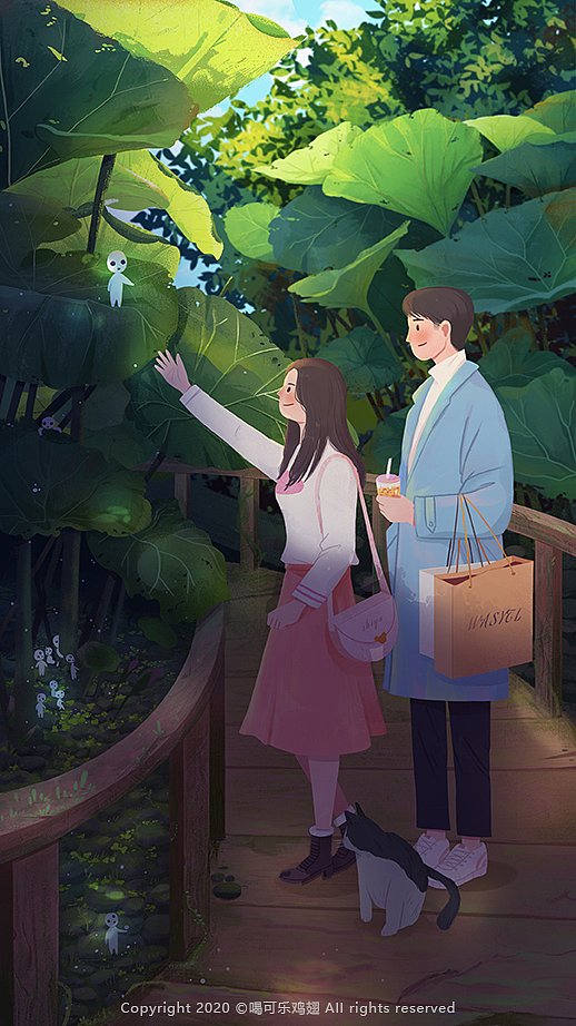 渐渐入夏（图ZMjA4MTU1NzI0） - 创作习作 - 站酷设计师喝可乐鸡翅原创素材 - 站酷ZCOOL
