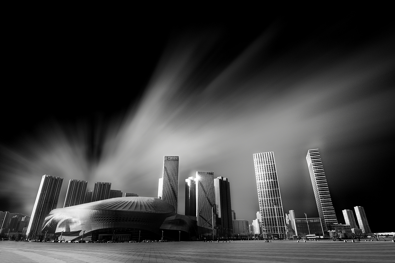 来一组黑白建筑练习