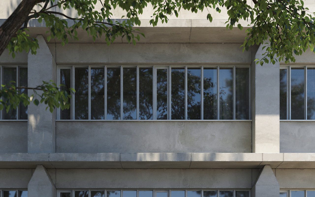 写实办公楼建筑渲染（图ZMjc2NjE5MjY4） - 建筑/空间 - 站酷设计师mister_alan原创素材 - 站酷ZCOOL