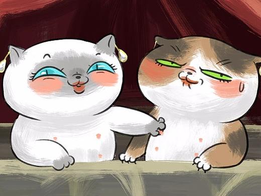 猫咪名画表情包