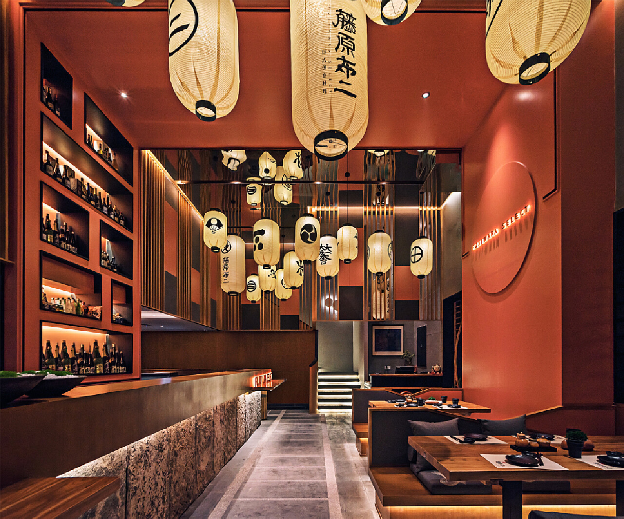 70㎡巴塞罗那HISAKO日本居酒屋 | AMOO-设计案例-建E室内设计网