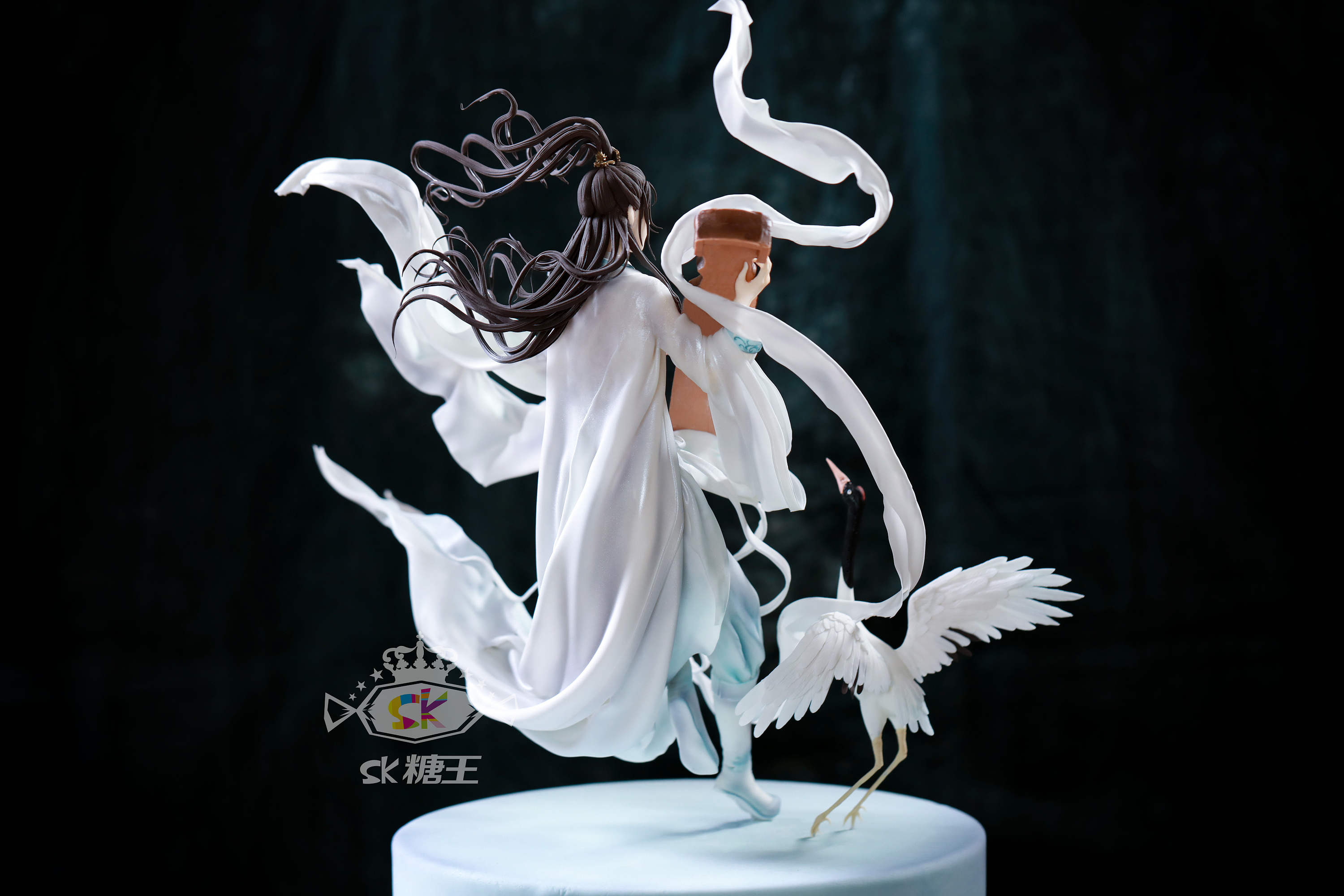 糖王周毅团队古风翻糖人偶 《琴鹤清风》