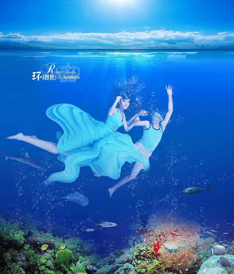 海的物语（图ZMTQ1NzIzMg==） - 人像摄影 - 站酷设计师abby_yuan原创素材 - 站酷ZCOOL