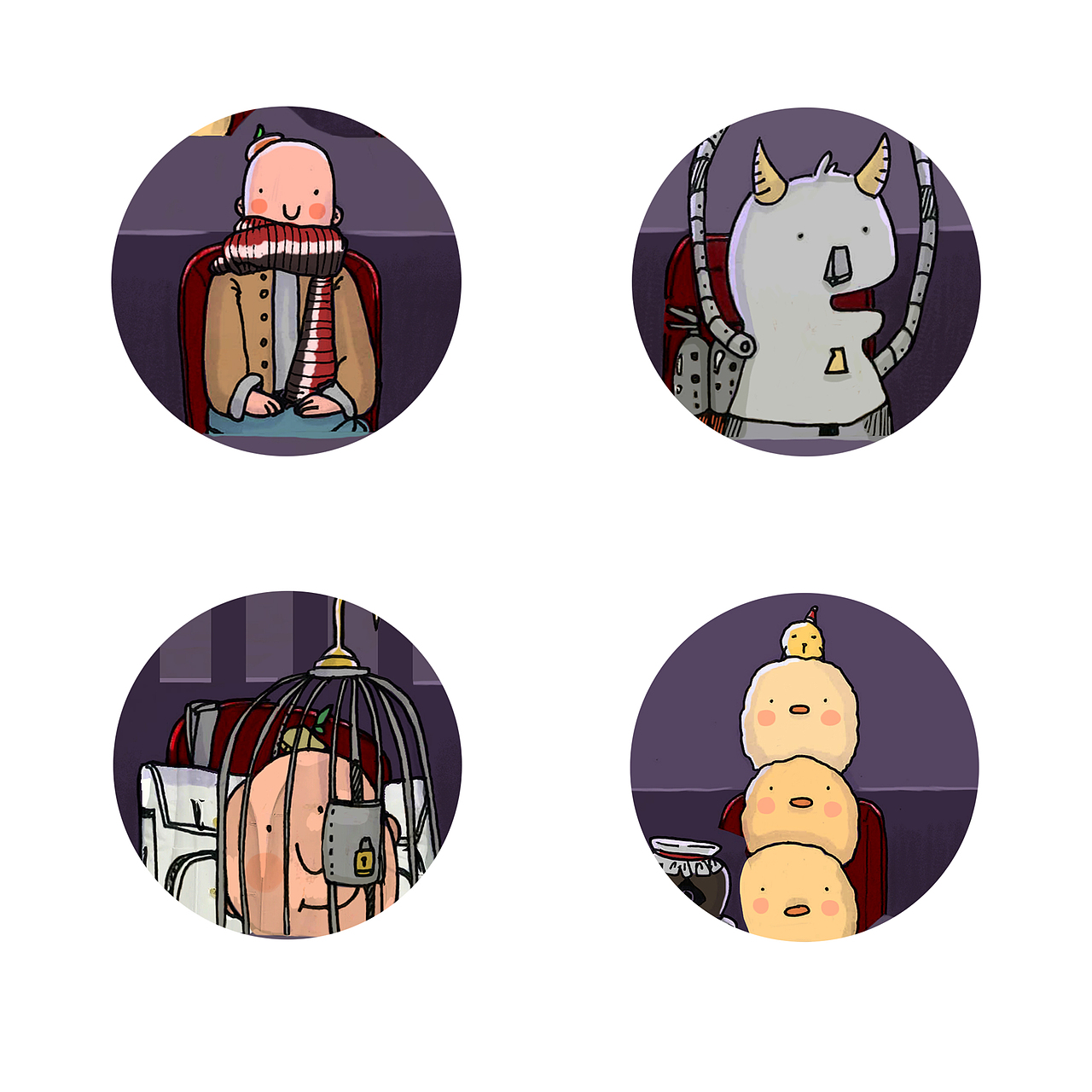 穿过人潮去看场电影吧