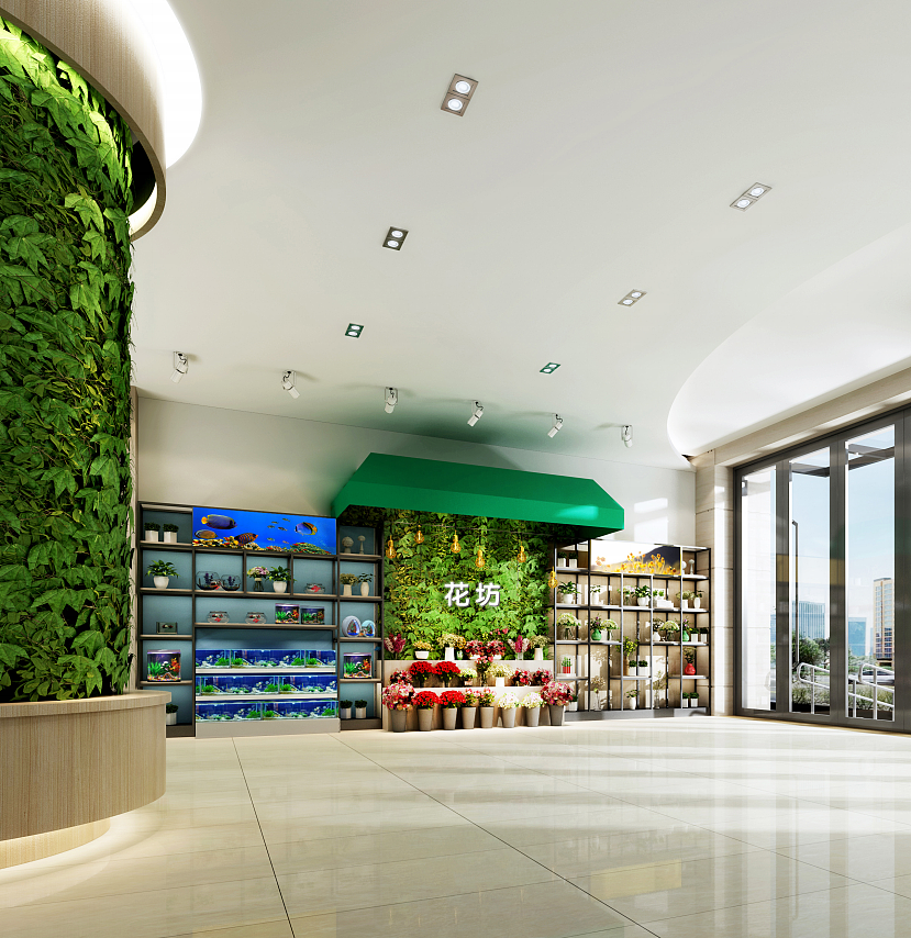 超市空间设计（图ZMjQzNDYwNTgw） - 建筑/空间 - 站酷设计师独立鱼2019原创素材 - 站酷ZCOOL