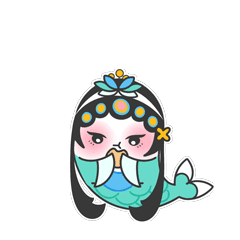 小娘鱼是条鱼 | 苏州城市动态表情包 | 金奖（图ZMzMxODgyNDk2） - 商业插画 - 站酷设计师郭澜今原创素材 - 站酷ZCOOL