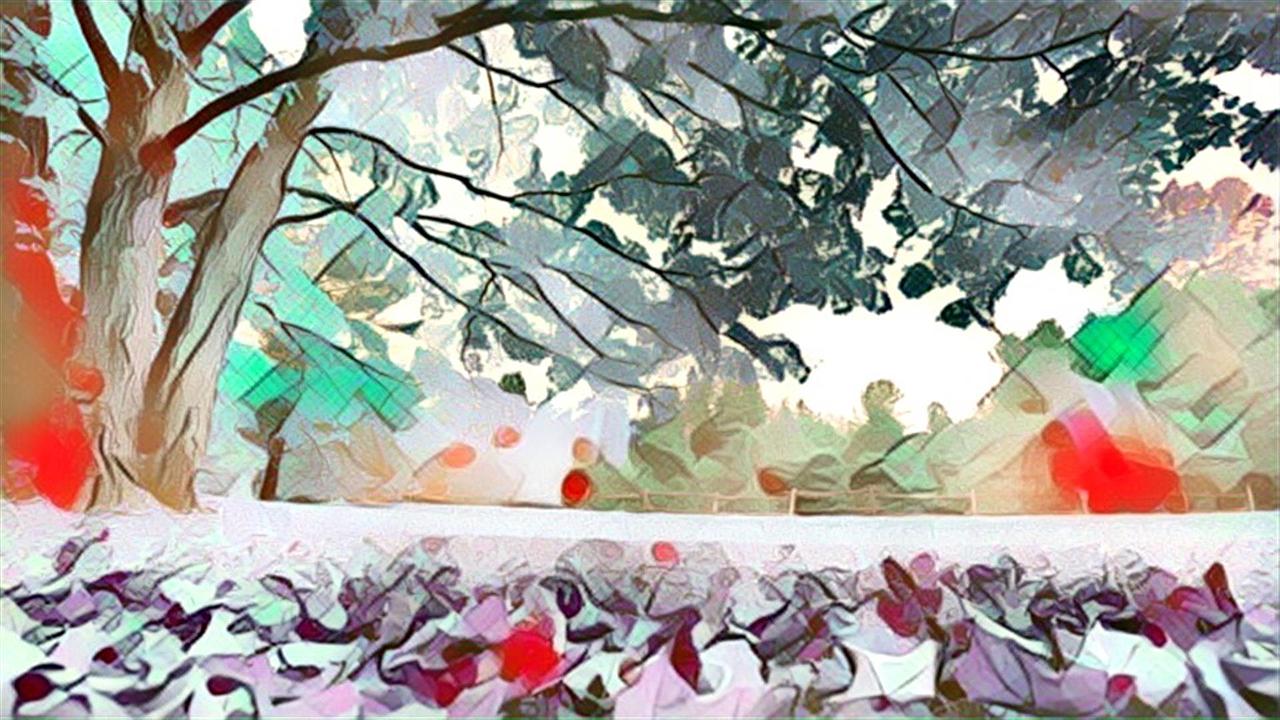 超现实水彩抽象画