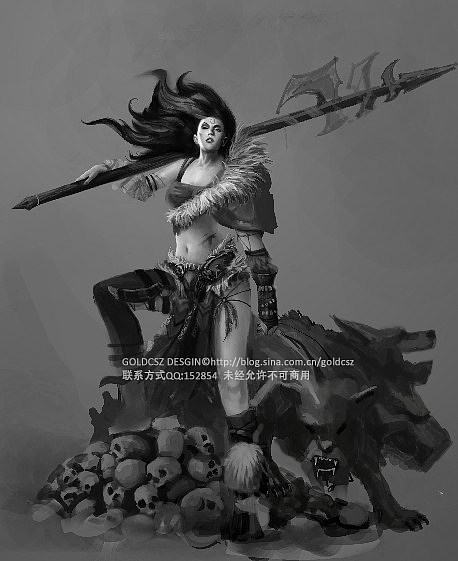 【尘世者出品】来自远古岛屿的女猎手(图ZODAyNzkzNg==) - 概念设定 - 站酷设计师尘世者原创素材 - 站酷ZCOOL