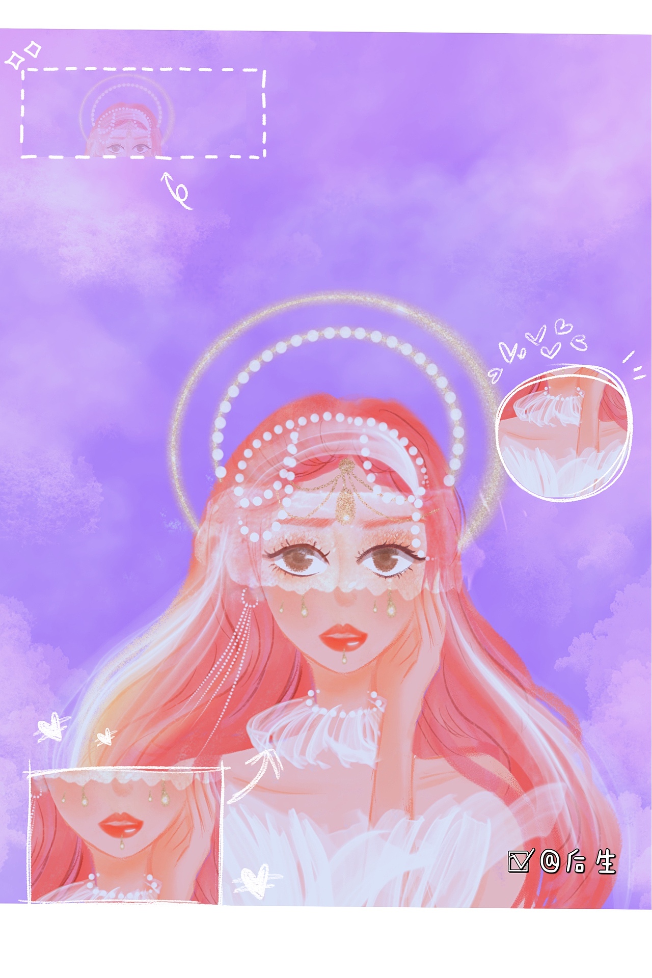 人物插画#妆容插画#女生插画