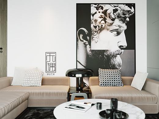 现代起居室（个人主页-ZMzQxNzE0ODg=） - 家装设计 - 站酷设计师锤哥效果图表现原创素材 - 站酷ZCOOL