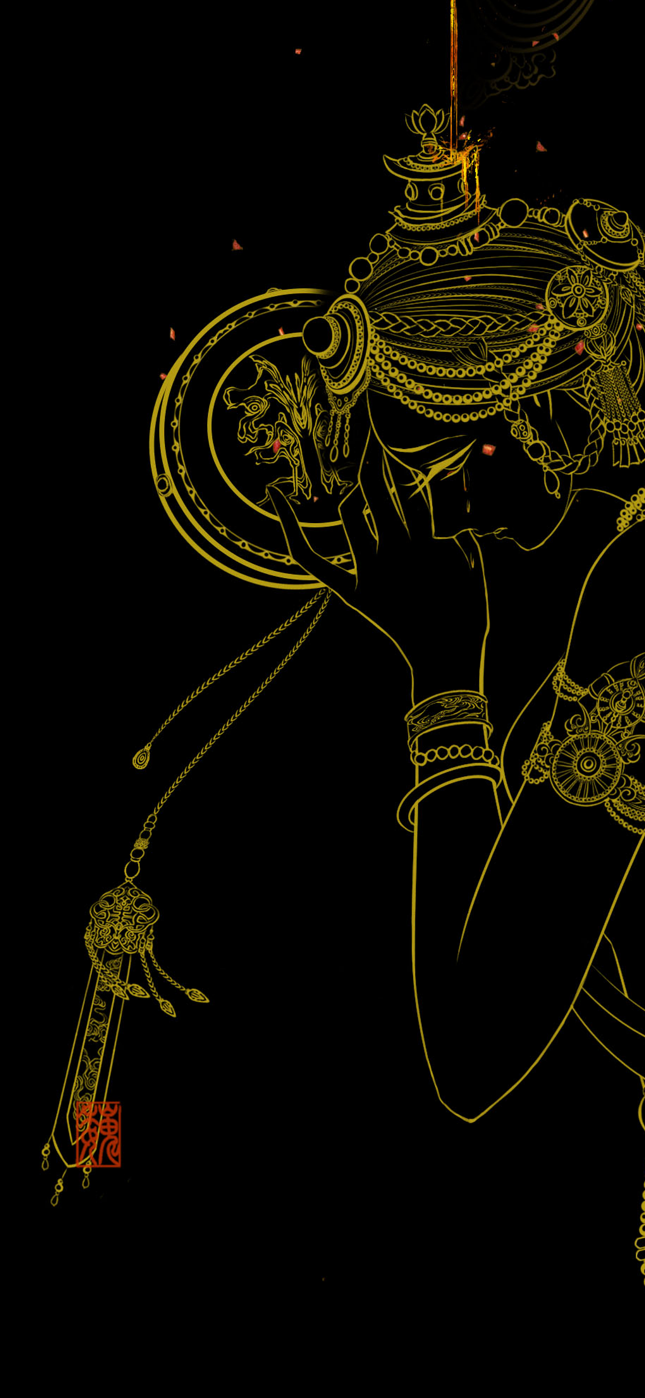 阿姐鼓（图ZMzY1NzA4Mjg4） - 艺术插画 - 站酷设计师魏加玲原创素材 - 站酷ZCOOL