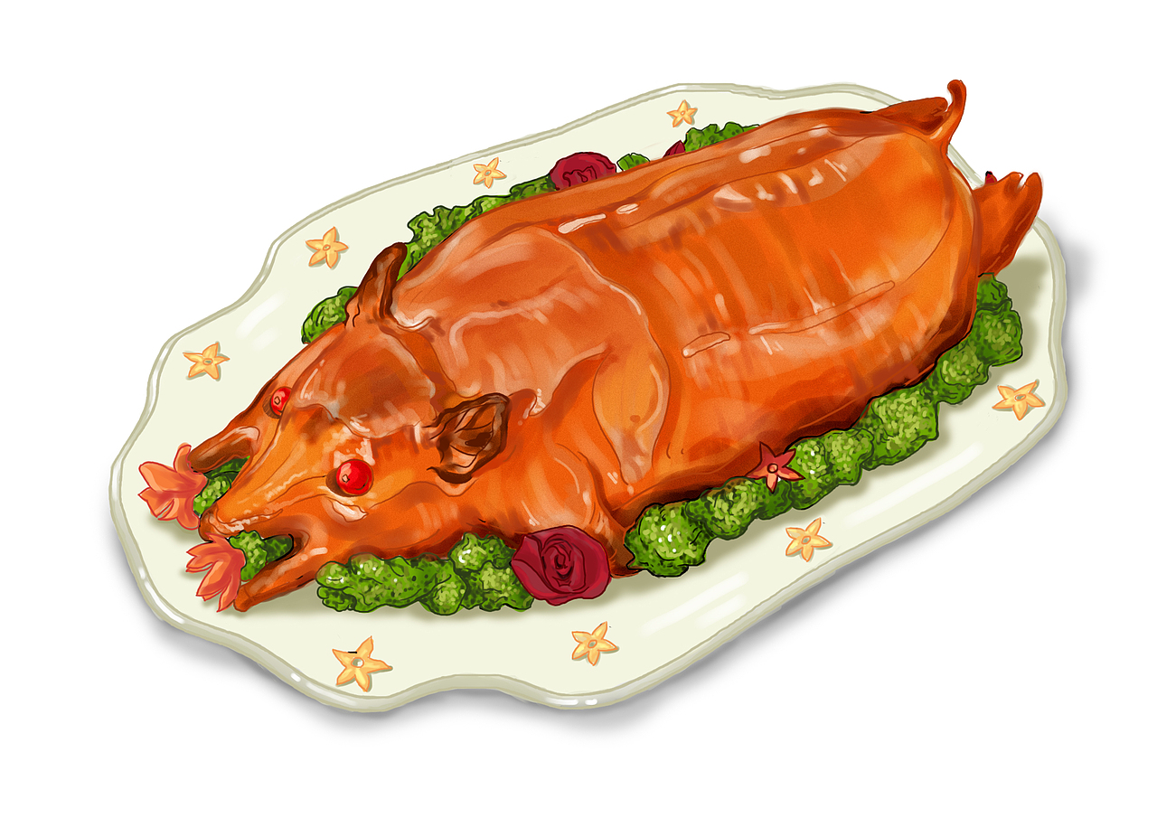 手绘广东美食菜色|插画|商业插画|健美糖 - 原创作品 - 站酷 (zcool)