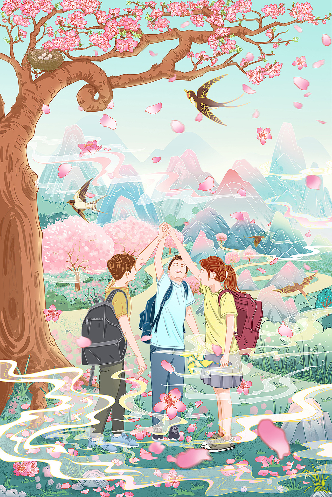 【传家和集】成长礼盒之贺卡（图ZMjgxNDk4MzMy） - 商业插画 - 站酷设计师白米饭范原创素材 - 站酷ZCOOL