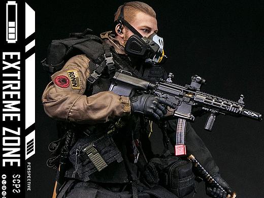 原创故事珍藏人偶 极限战境 武士 崎藤克雷格