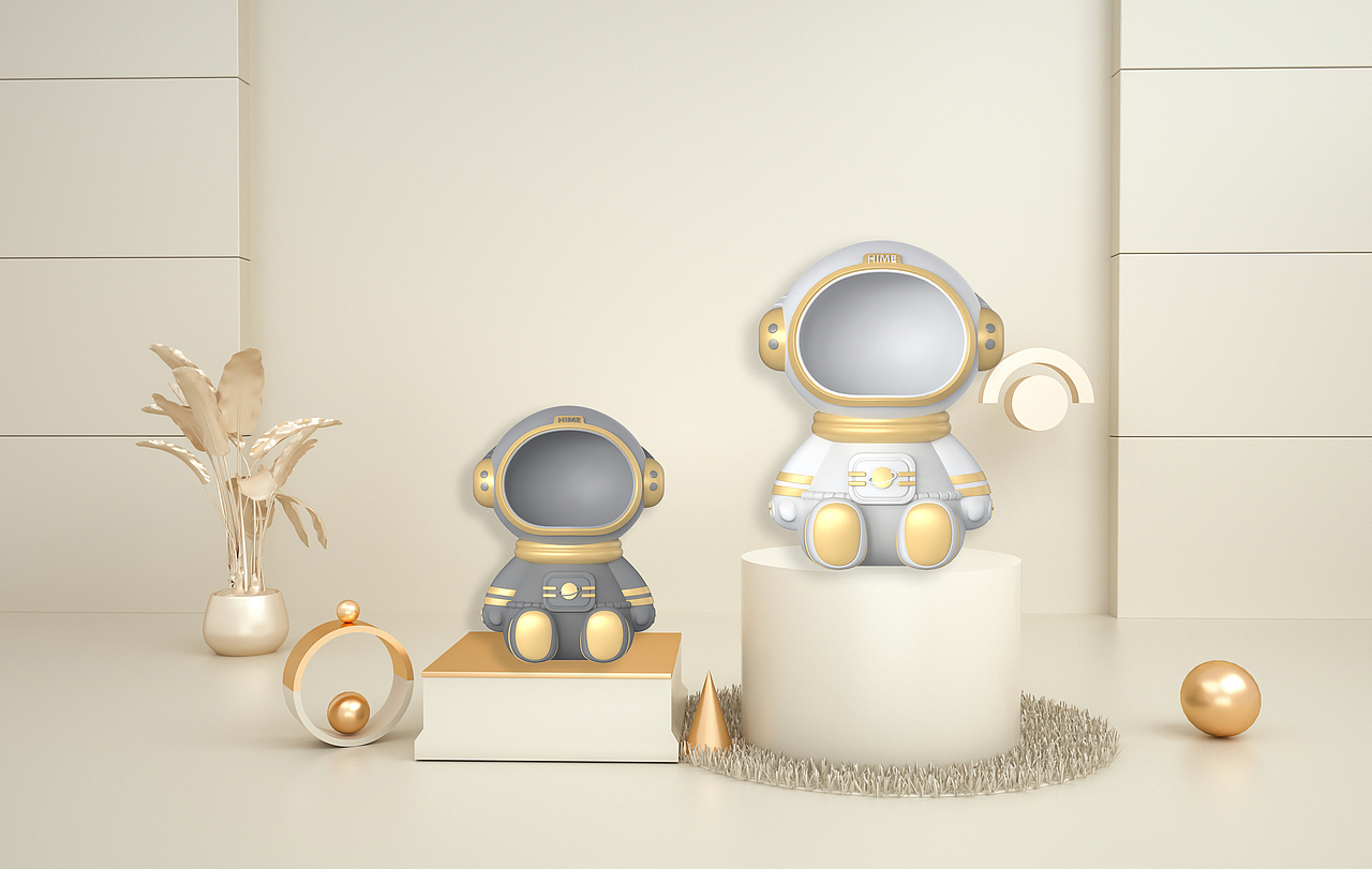 产品设计 | 宇航员多功能收纳摆件（图ZMjcxODkwNTg4） - 生活用品 - 站酷设计师若言文化原创素材 - 站酷ZCOOL
