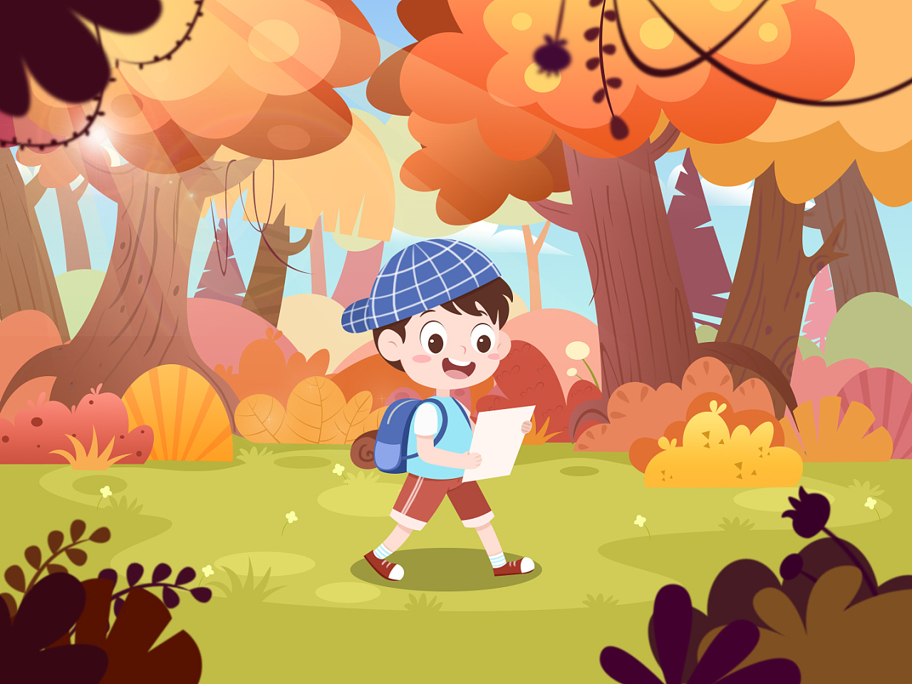 教育类卡通风儿插|插画|儿童插画|粥太子 - 原创作品 - 站酷 (zcool)