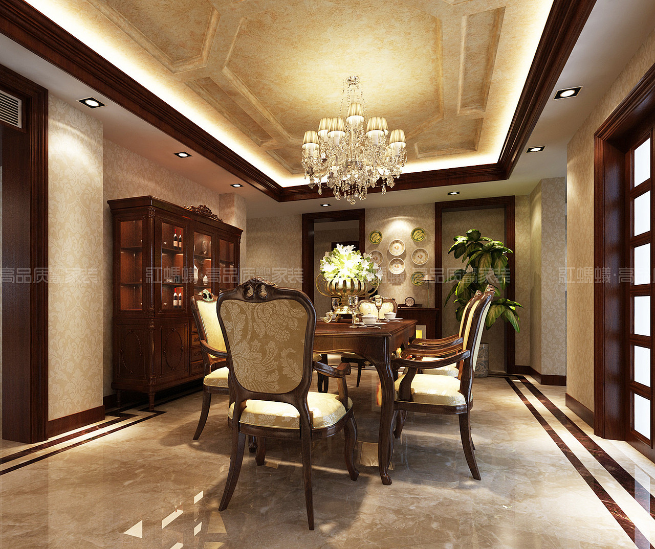 红蚂蚁装饰欧式新古典风格