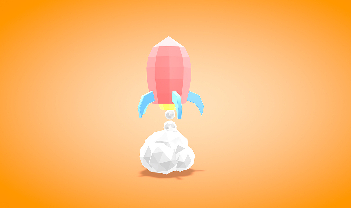 c4d小练习-卡通火箭发射动画（图ZNTUxNjk2NDQ=） - 动画/影视 - 站酷设计师saston圣徒原创素材 - 站酷ZCOOL