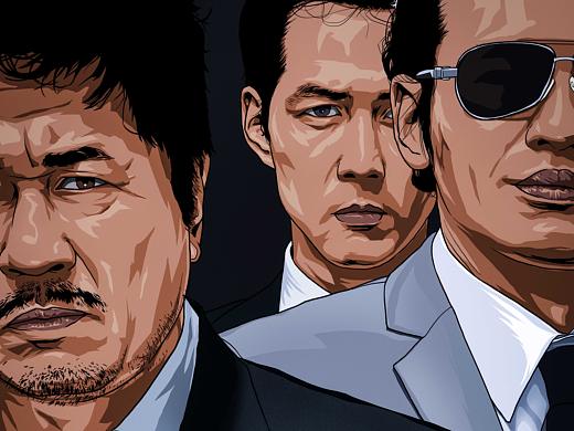 手绘电影海报 ——《新世界》