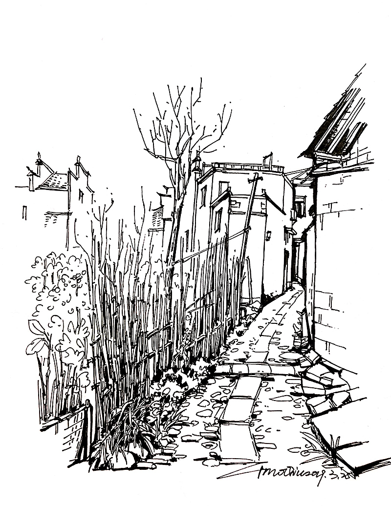 钢笔速写（图ZMjAxMjkyODUy） - 绘画 - 站酷设计师裘裘画球球原创素材 - 站酷ZCOOL