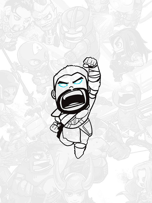 《复仇者联盟：无限战争》 系列二（图ZMTE0MTEwMDI0） - 商业插画 - 站酷设计师GORGEOUS_高三欠原创素材 - 站酷ZCOOL