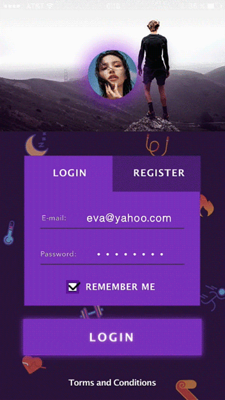 WAVE—健身app设计（动效新设计）（图ZMTIxODc4MzA4） - 软件界面 - 站酷设计师下水道大头鱼原创素材 - 站酷ZCOOL