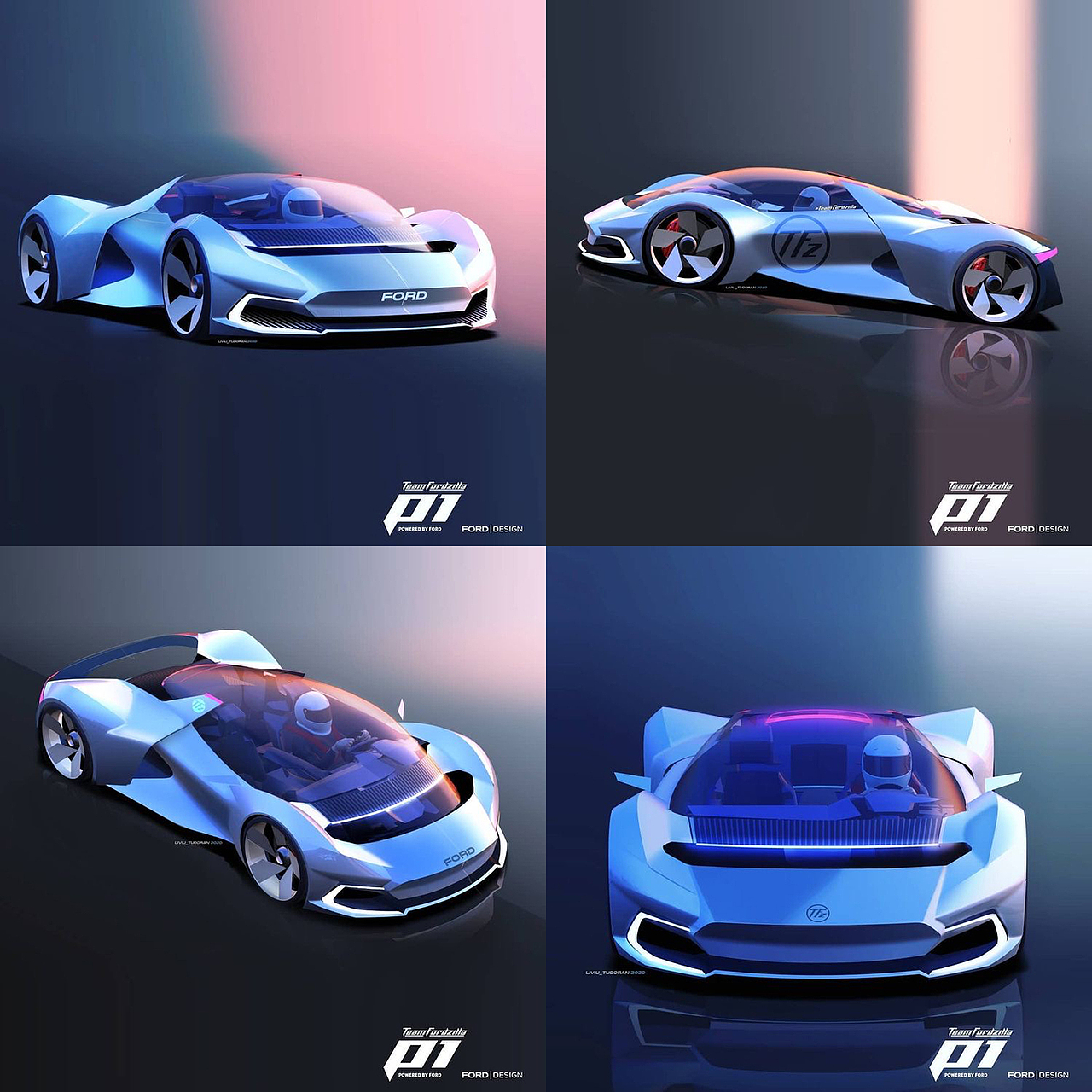 >Fordzilla P1< 福特欧洲网络虚拟游戏赛车设计(2020)（图ZMjM2NjcwMTIw） - 机械/交通 - 站酷设计师benn原创素材 - 站酷ZCOOL