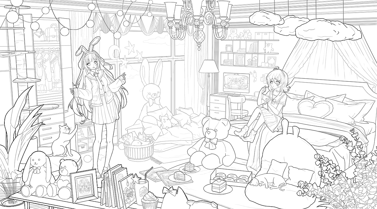 宅女们的宴会时光(CG美术基础)