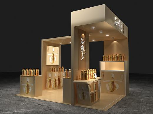 谷维多产品陈列堆头3d效果图