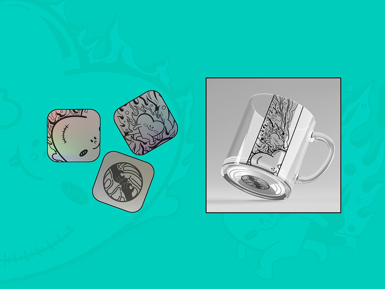 滑板 | 爱心对对碰（图ZMjYwOTkzMzIw） - 图案 - 站酷设计师草原冬日小冰棍原创素材 - 站酷ZCOOL