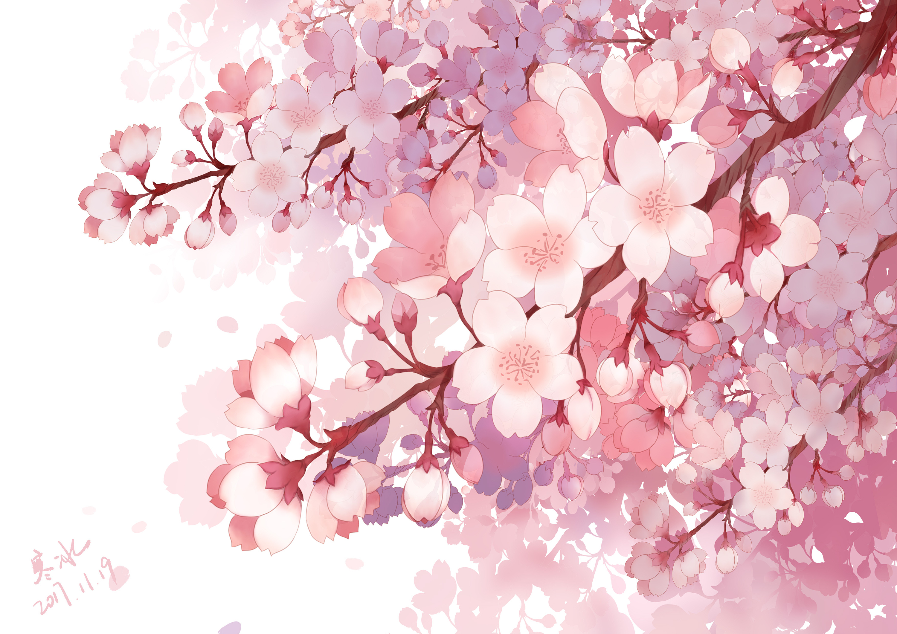 超仙的樱花场景
