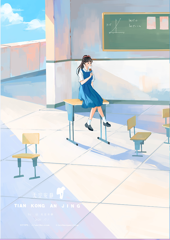 7月绘画总结，夏天的味道（图ZMjE4NTIyNTg0） - 创作习作 - 站酷设计师天空安靜原创素材 - 站酷ZCOOL