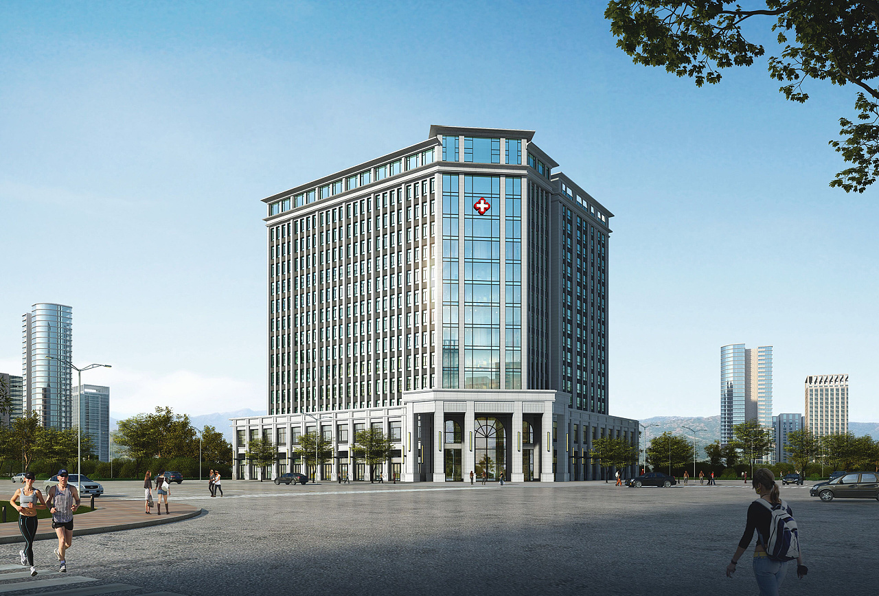 医院|三维|建筑/空间|北辰星晴 - 原创作品 - 站酷 (zcool)