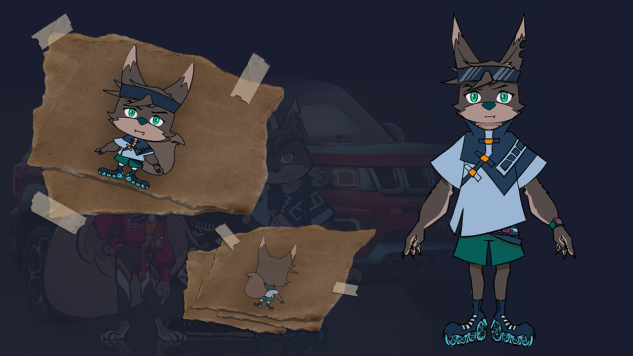 汽车Q版形象及延展