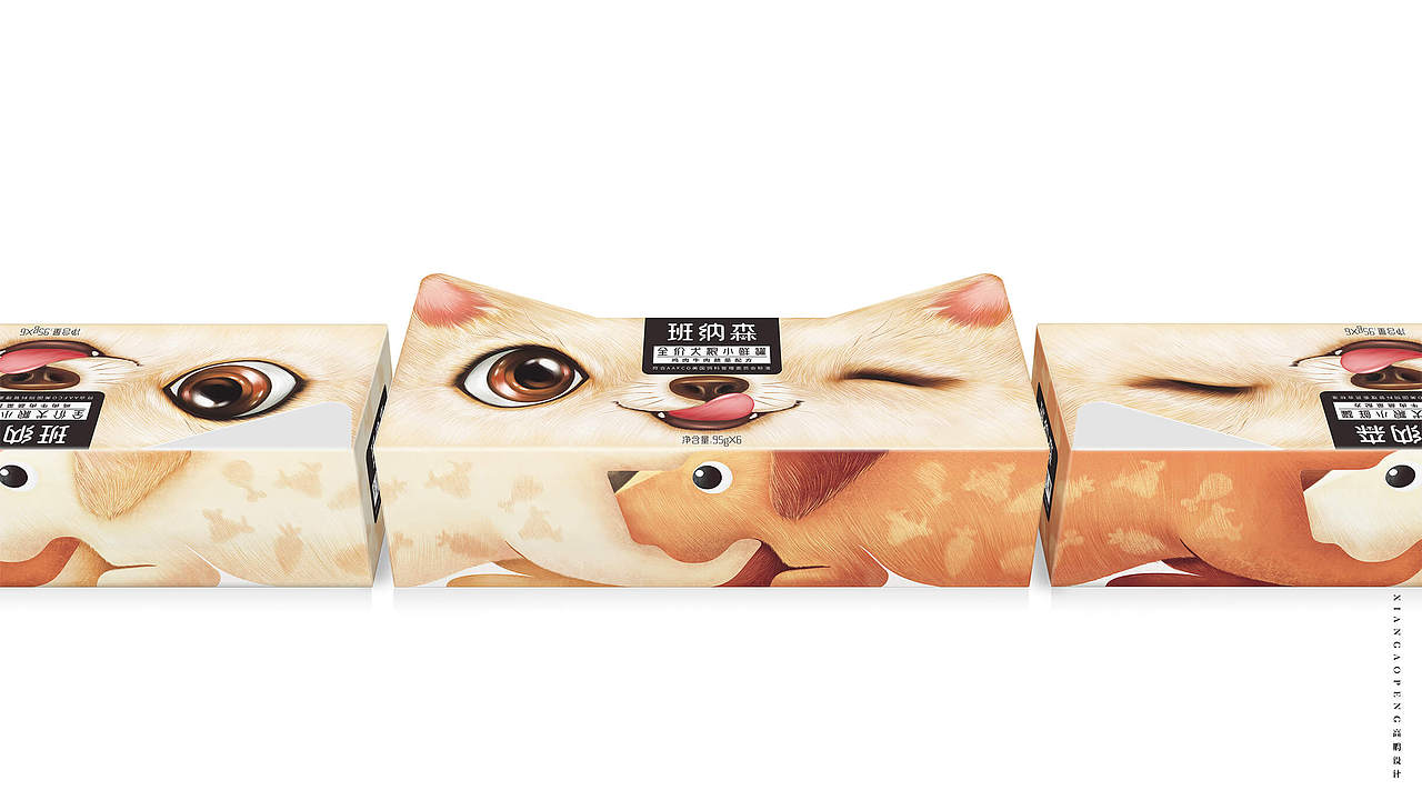 高鹏设计宠物湿粮主食食品包装设计