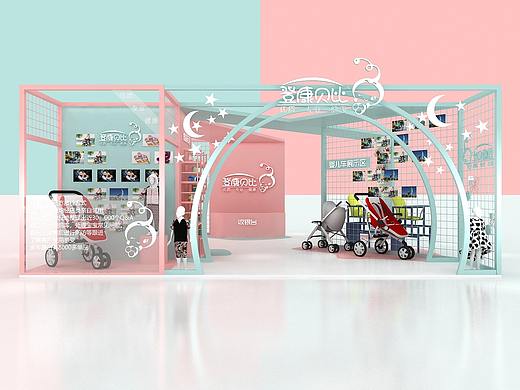 马卡龙色调登康baby快闪店