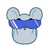 翔通动漫原创表情---黑眼鼠