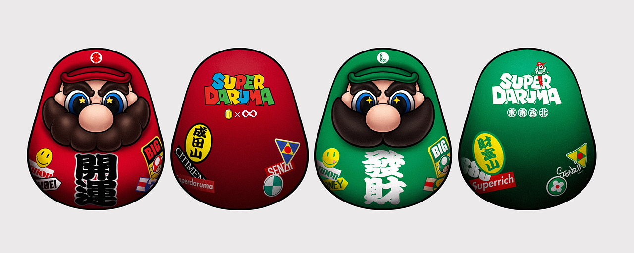 潮玩设计｜Super daruma 超级达摩