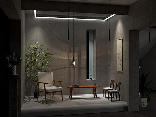 一个小展厅