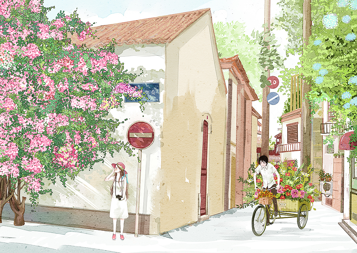 秋风凉，夏已逝（图ZNTkyOTU3OTY=） - 商业插画 - 站酷设计师小石头1125原创素材 - 站酷ZCOOL